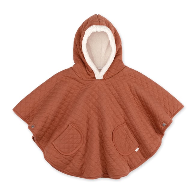 Poncho de voyage - Dehors bien au chaud brick <span itemprop=