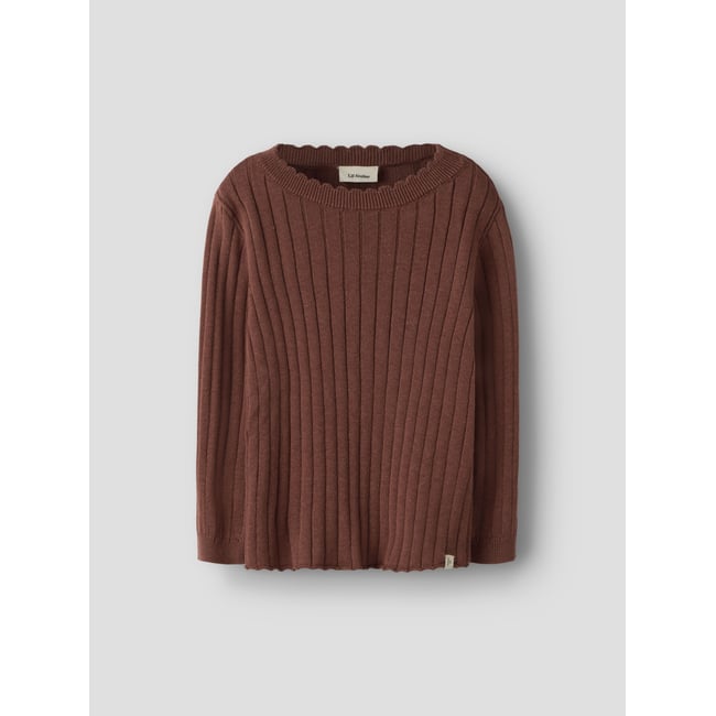 Pull En Maille marron - mahogany1 <span itemprop=