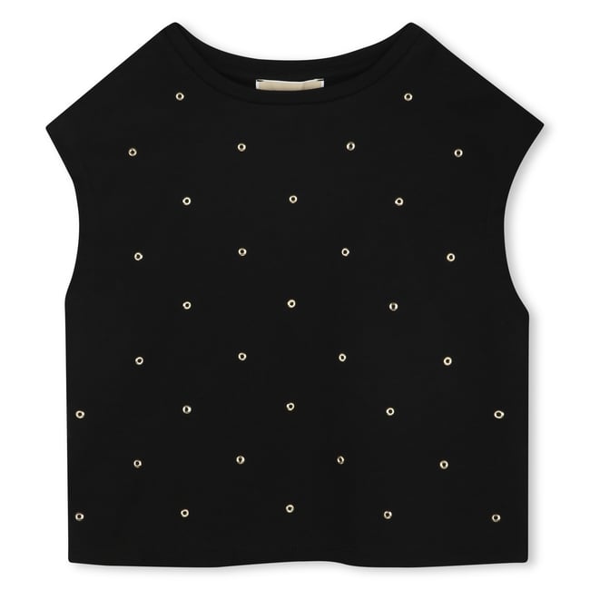 T-shirt de cérémonie black <span itemprop=