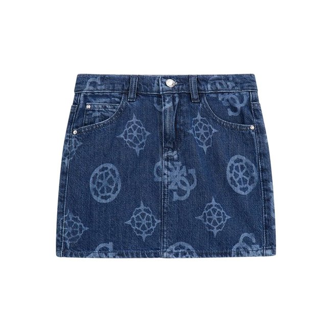 GUESS KIDS Jupe imprimé all-over blau multi <span itemprop=