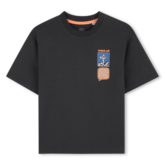 Tee-shirt manches courtes fusain <span itemprop=
