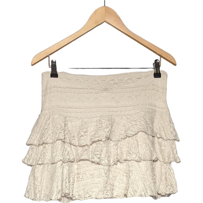 Jupe Élégante Promod Taille 36 - Modèle Plissé Multicolore, Occasion Très Bon état