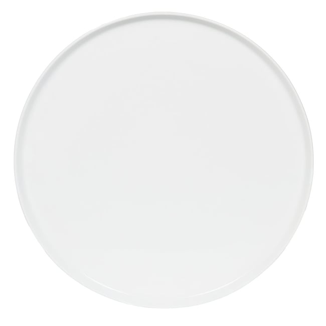 Plat à tarte 35,5 cm en porcelaine  he Couleur v002227 <span itemprop=
