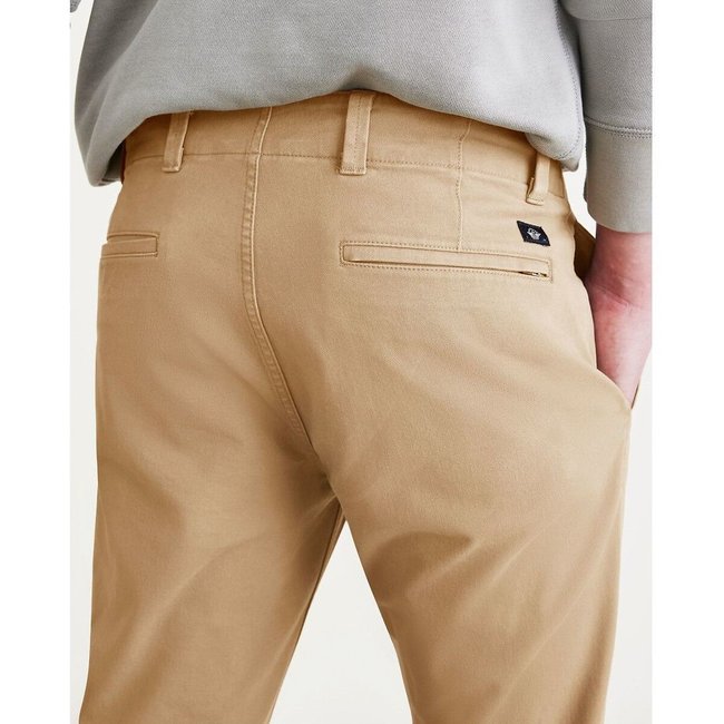 Khaki skinny trousers discount