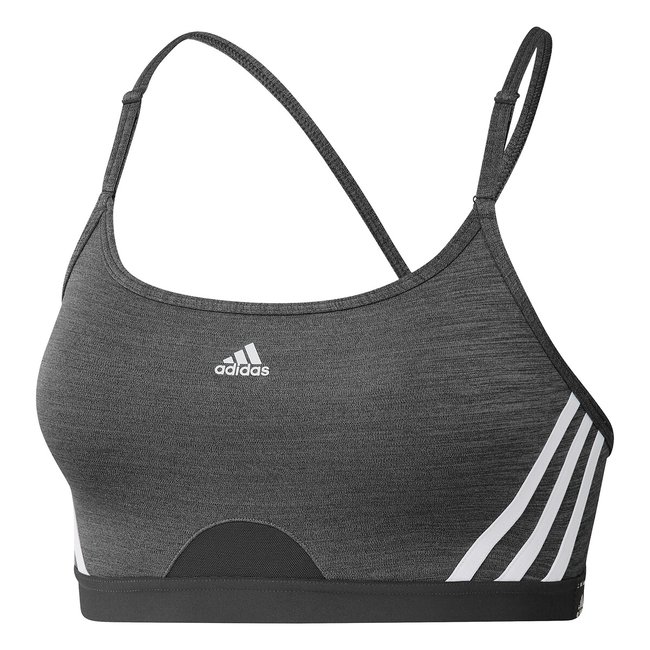 Sujetador top deportivo gris oscuro <span itemprop=