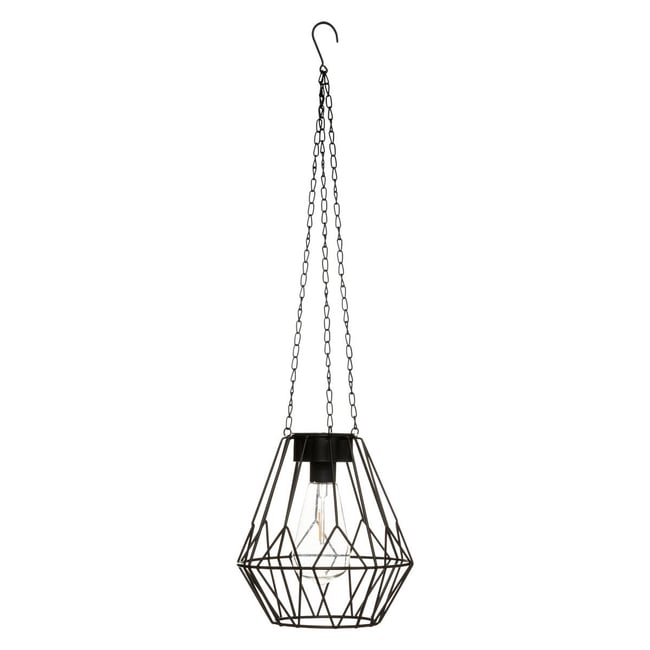 Suspension solaire métal FLAVE Couleur noir <span itemprop=