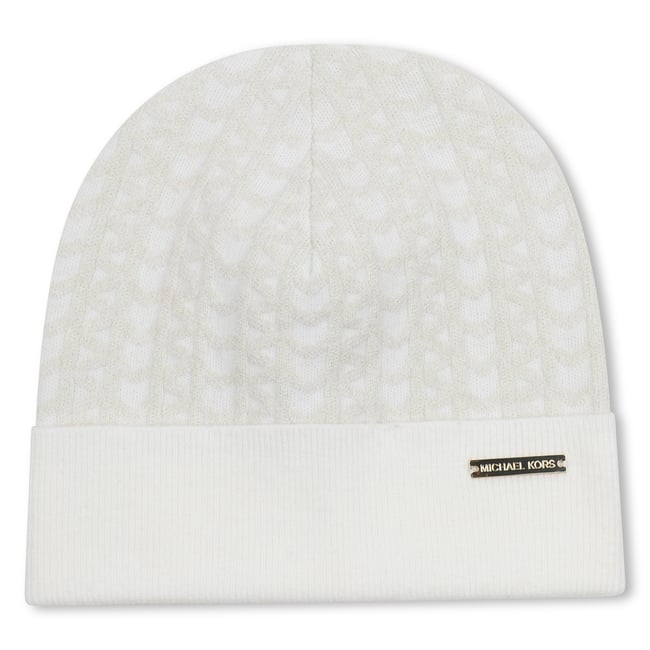 Bonnet en tricot riz <span itemprop=
