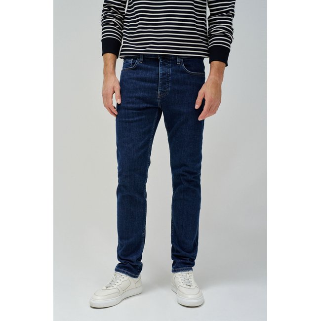 JEAN COUPE SLIM bleu denim <span itemprop=