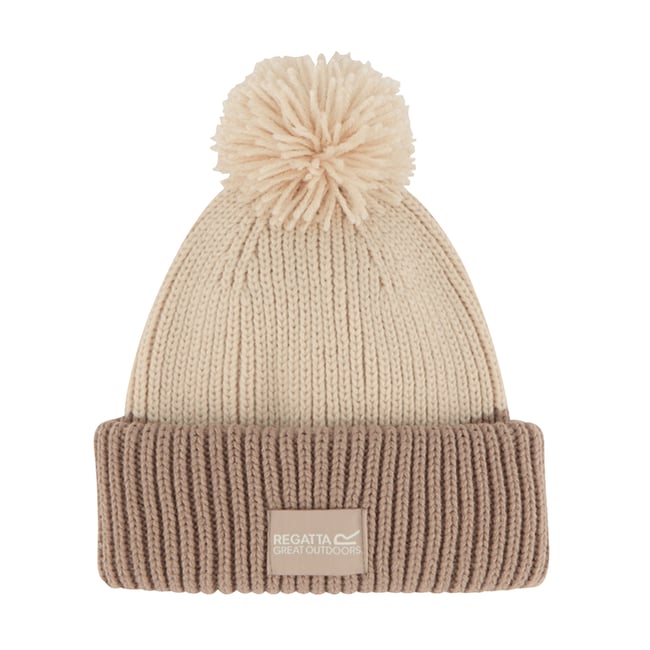 Bonnet CONNORA vanille clair / taupe clair <span itemprop=
