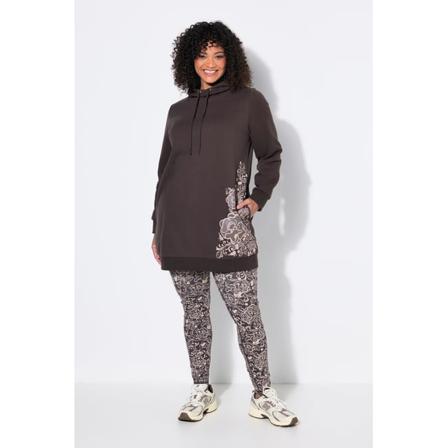 Sweat-shirt oversize, motif à fleurs - ULLA POPKEN