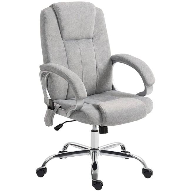 Fauteuil de bureau avec fonction massage Couleur gris <span itemprop=