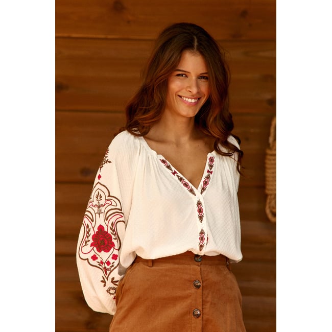 BLOUSE imprimé ethnique BARLY - LA PETITE ETOILE