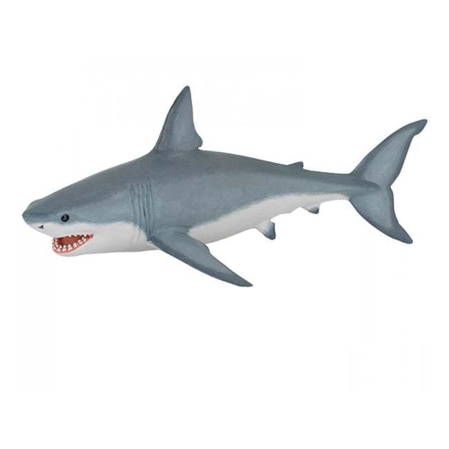 Figurine Requin blanc gris <span itemprop=