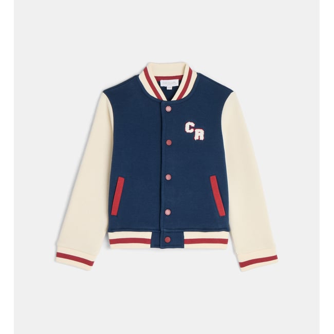 Blouson teddy tapeq bicolore - CADET ROUSSELLE