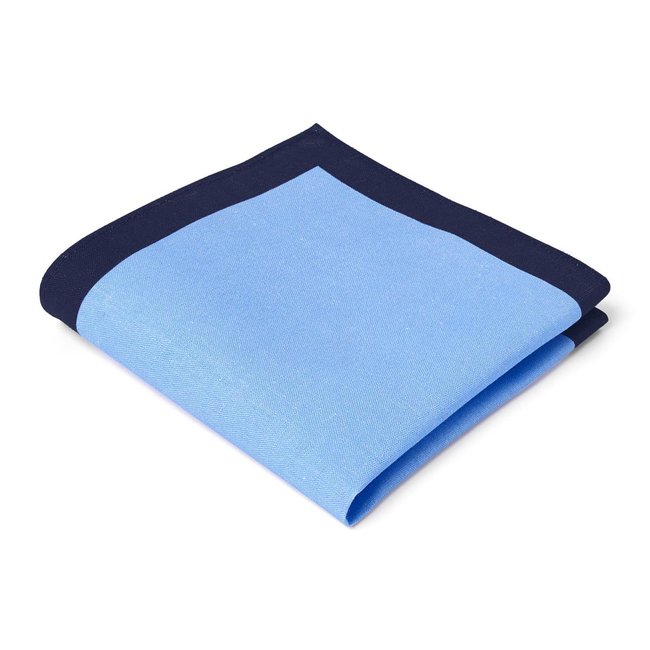 Pochette de costume en lin rose clair <span itemprop=