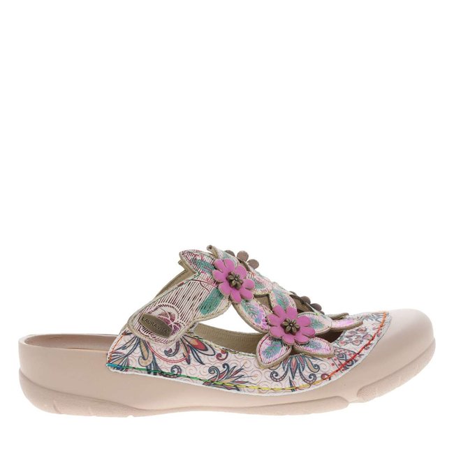 Sabot ajouré rose <span itemprop=