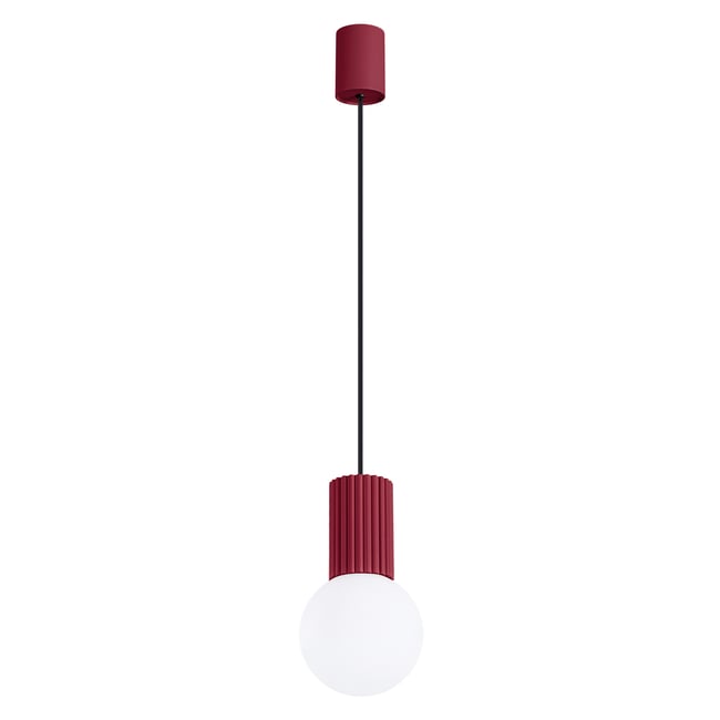 Suspension Aluminium Bourgogne G9 1 Halo Couleur rouge <span itemprop=