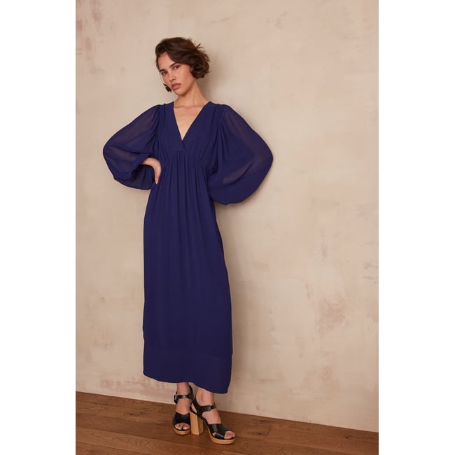 Robe LIVIA bleu roi <span itemprop=