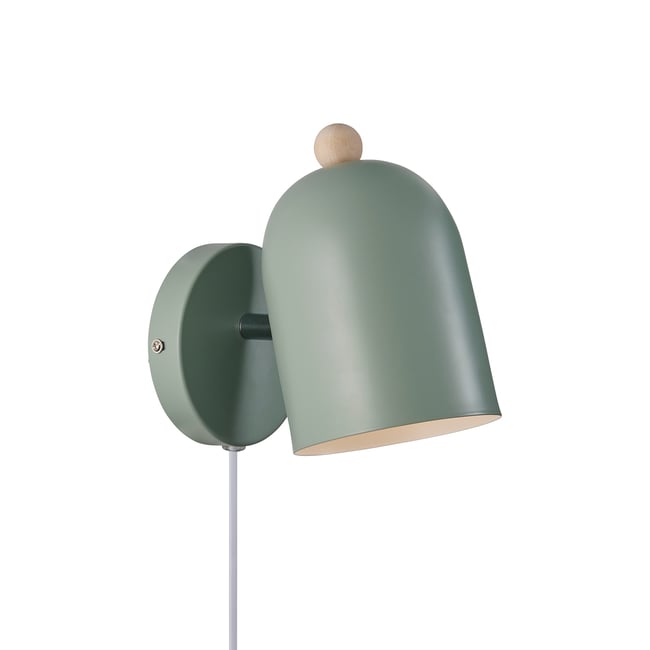 Applique murale nordique orientable, chambre enfant en métal et bois, GASTON - NORDLUX