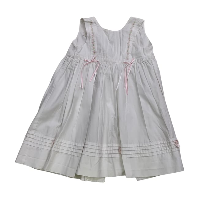Robe enfant - Très bon état blanc <span itemprop=
