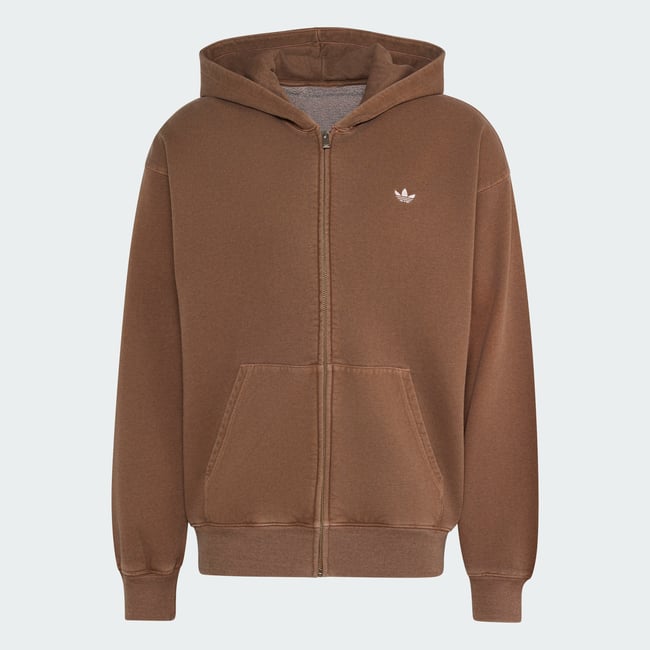 Sweat-Shirt À Capuche Zip Intégral Large Délavé Trèfle Essentials Sweat-Shirt À Capuche Zip Intégral Large Délavé Trèfle Essentials preloved brown <span itemprop=