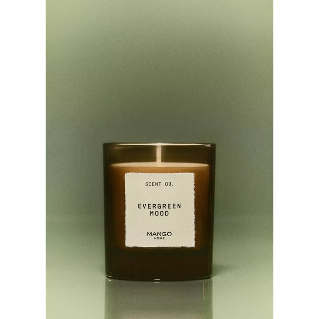Bougie parfumée EVERGREEN MOOD 200 g Couleur marron <span itemprop=