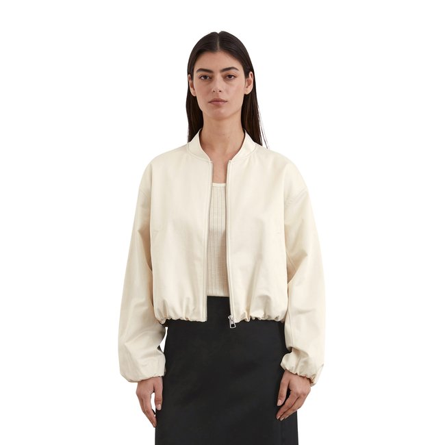 Blouson relaxed cropped en mélange de coton organique - MARC O'POLO