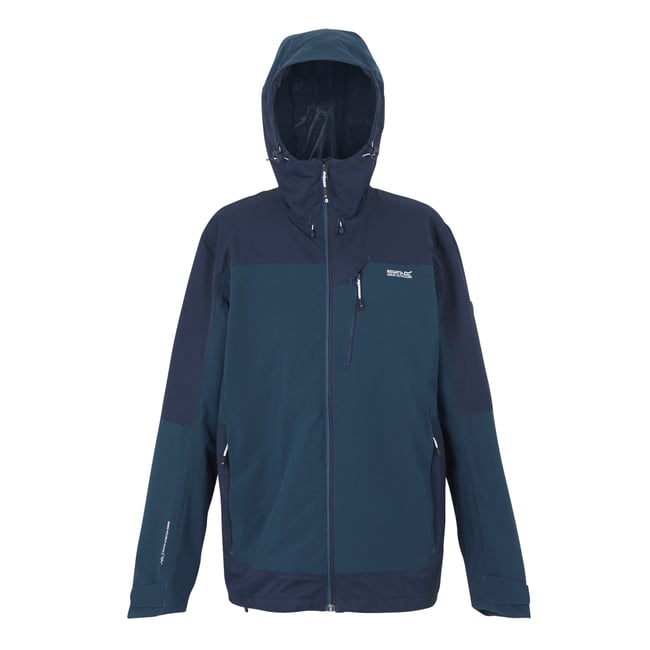 Veste imperméable extensible à capuche HIGHTON noir <span itemprop=