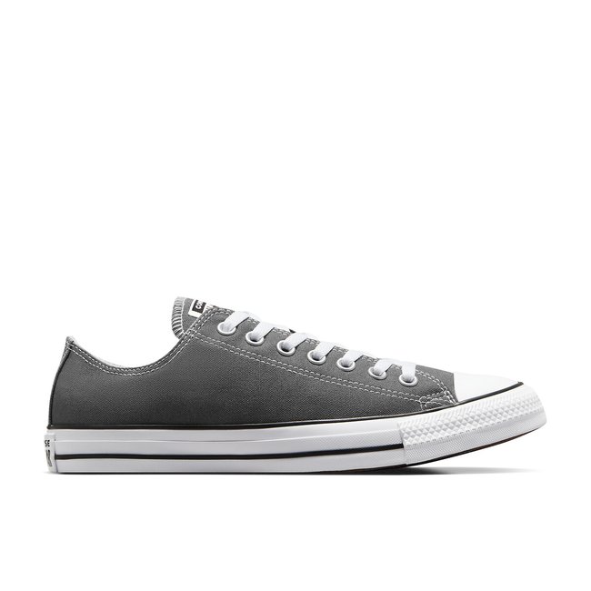 Grey coral canvas ox trainers hot sale