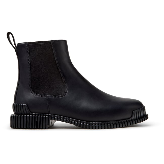 Bottines Pix Smooth Leather noir 001 <span itemprop=