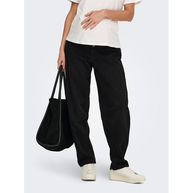 Jean Coupe Droite washed black <span itemprop=