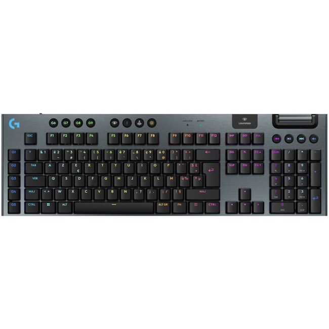 Clavier gamer sans fil G915 X Lightspeed Clicky Noir - LOGITECH