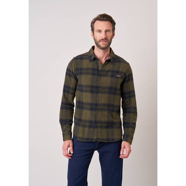Chemise regular homme à carreaux en 100% coton WARNO - DEELUXE