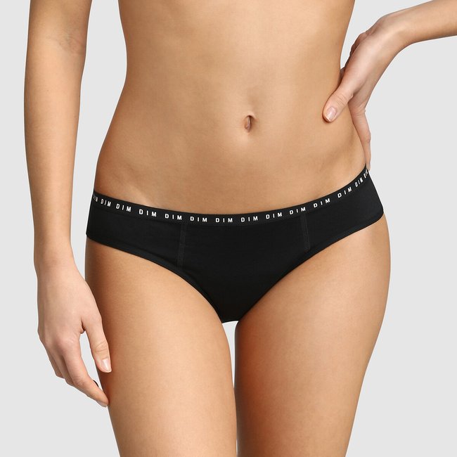 Culotte menstruelle - flux abondant noir <span itemprop=