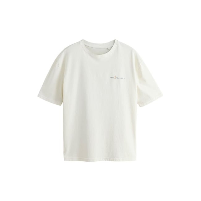T-shirt sport à imprimé sous licence cream golf <span itemprop=