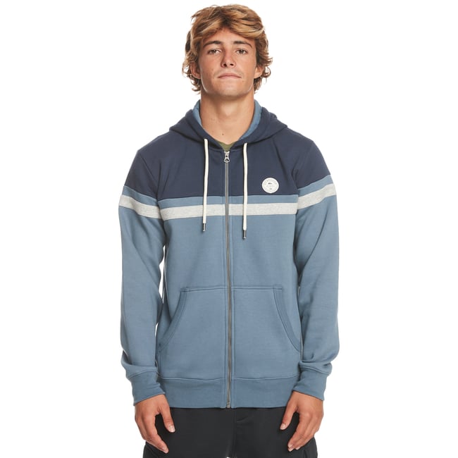 Sweat à capuche zippé SURF noir black <span itemprop=