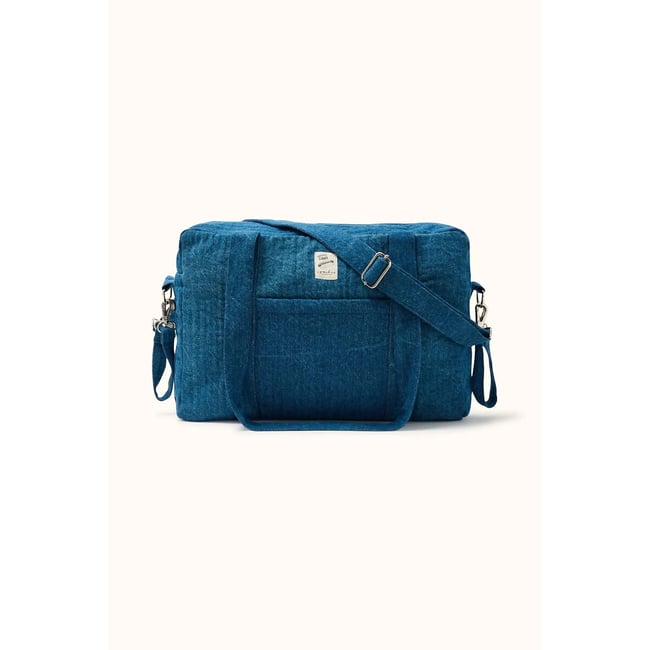 Sac à langer denim <span itemprop=