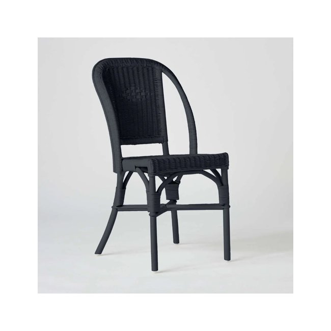Chaise en rotin PRIMAVERA laqué corail - KOK