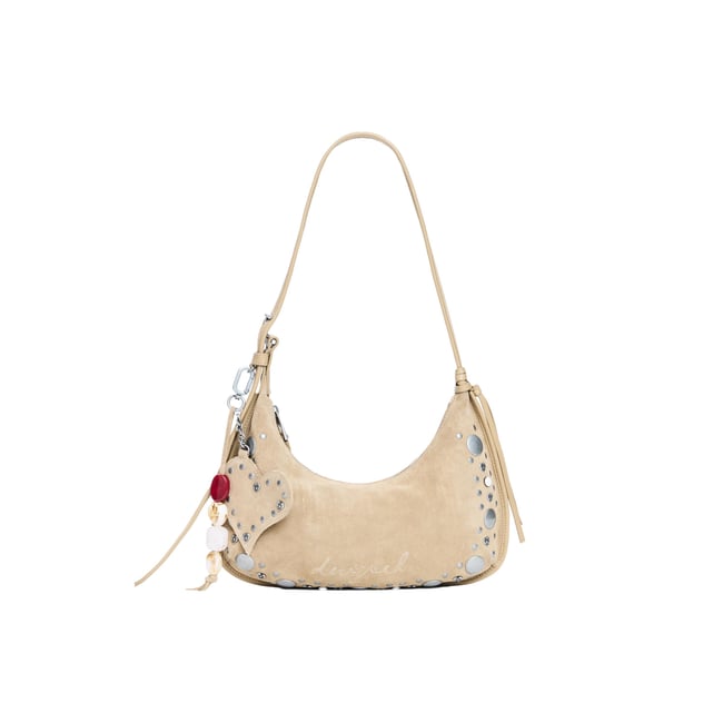 Petit sac à bandoulière marron <span itemprop=