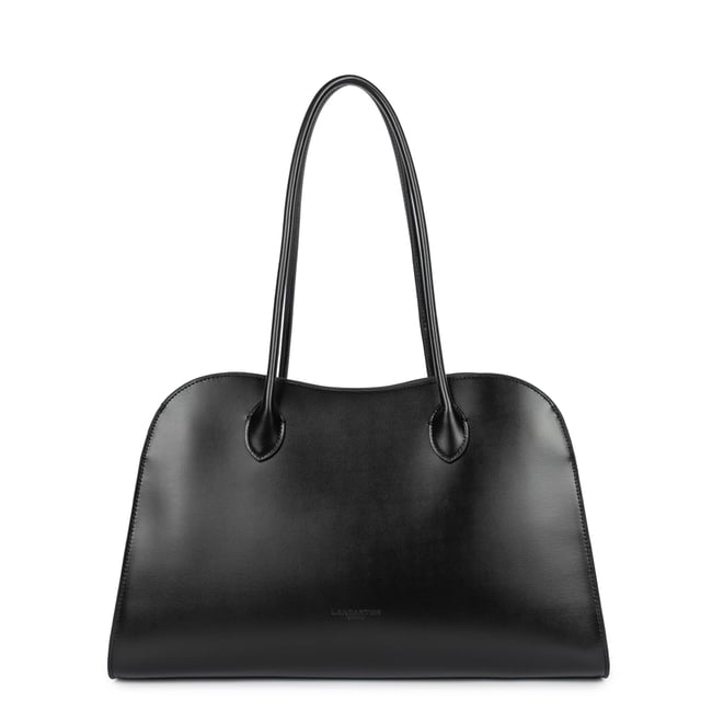 Grand sac cabas épaule BOX HOPPER noir <span itemprop=