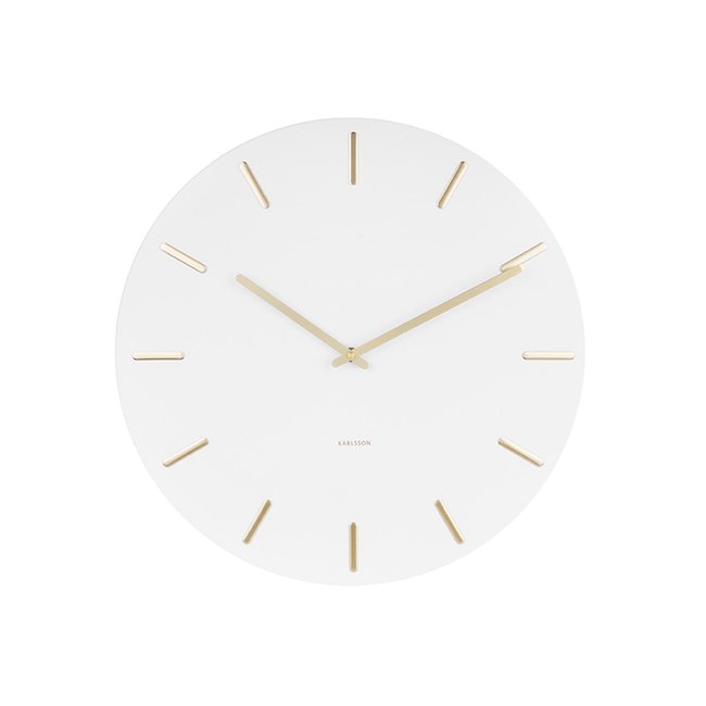 Horloge Murale Acier CHARM - KARLSSON