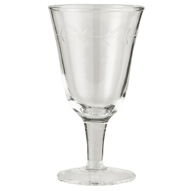 Verre à vin gravé Couleur transparent <span itemprop=