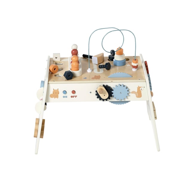 Table d'éveil bricolage évolutive en bois FSC® bois <span itemprop=
