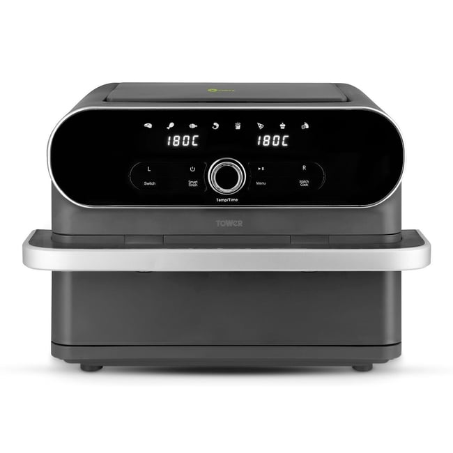 Elite 11L Flexi Draw Air Fryer - T17200, graphite, TOWER