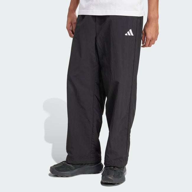 Pantalon Ourlet Ouvert Toile Petit Logo Essentials - ADIDAS SPORTSWEAR
