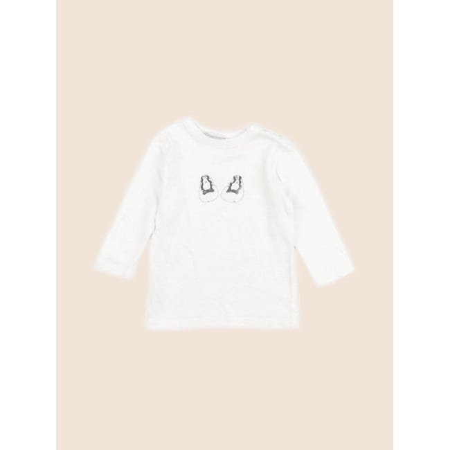 Tee-shirt - Bon état beige <span itemprop=