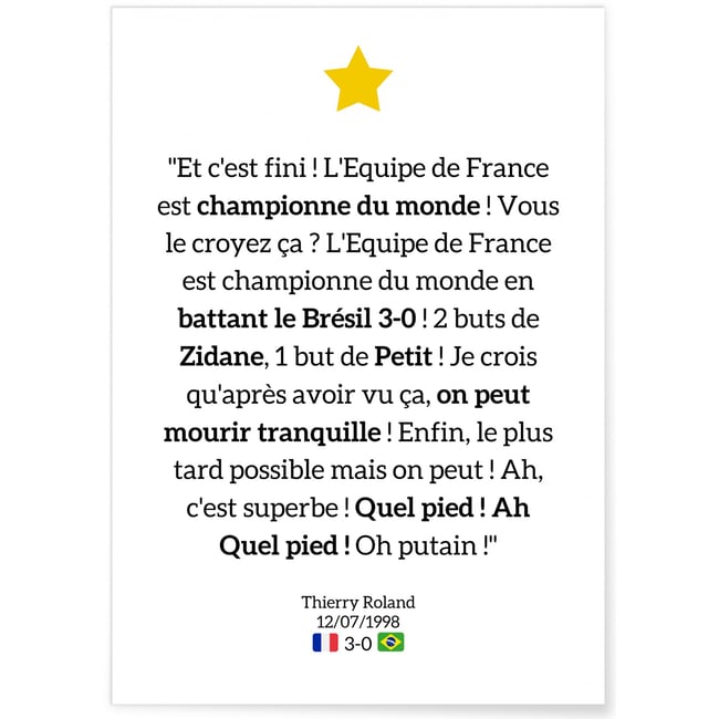 Affiche « On peut mourir tranquille » Couleur blanc <span itemprop=