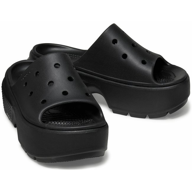 Mules à plateforme Stomp noir <span itemprop=