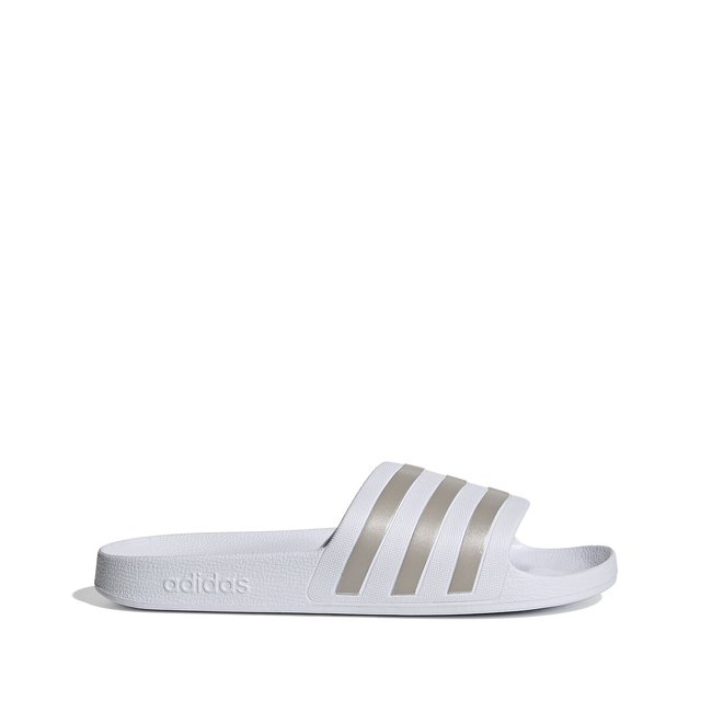 Chinelos Adilette Aqua branco <span itemprop=