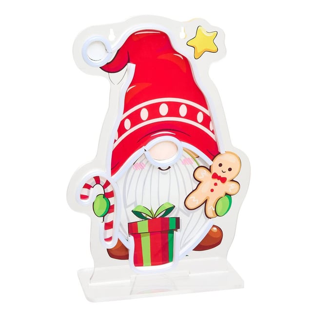 NEON LED GNOME H33.5 USB Couleur rouge <span itemprop=